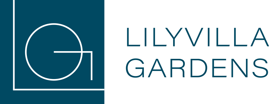 Lilyvilla Gardens LGBlueBoxHoriz.png
